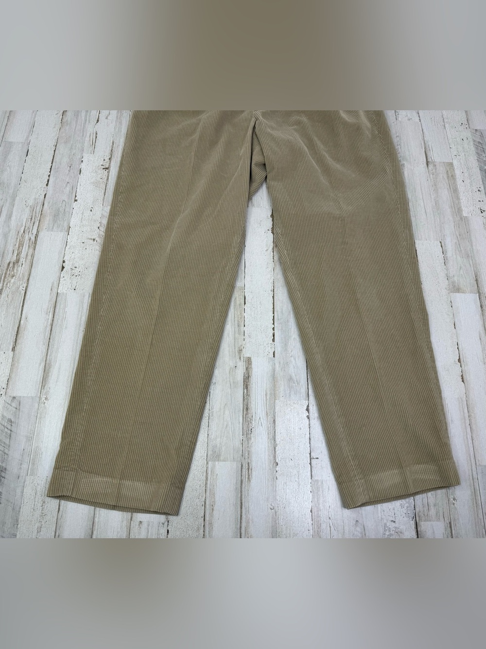 Vintage Eddie Bauer Corduroy Pants Mens 38x30 Tan Straight Leg - Picture 3 of 11